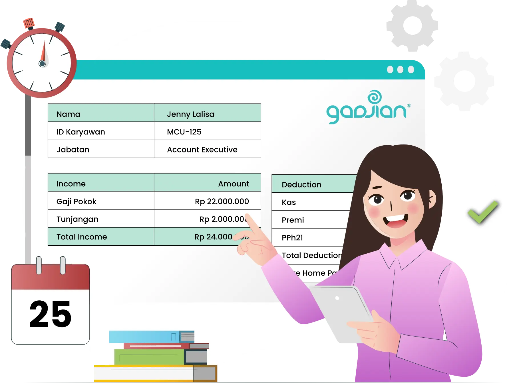 Aplikasi Penggajian Karyawan Otomatis
