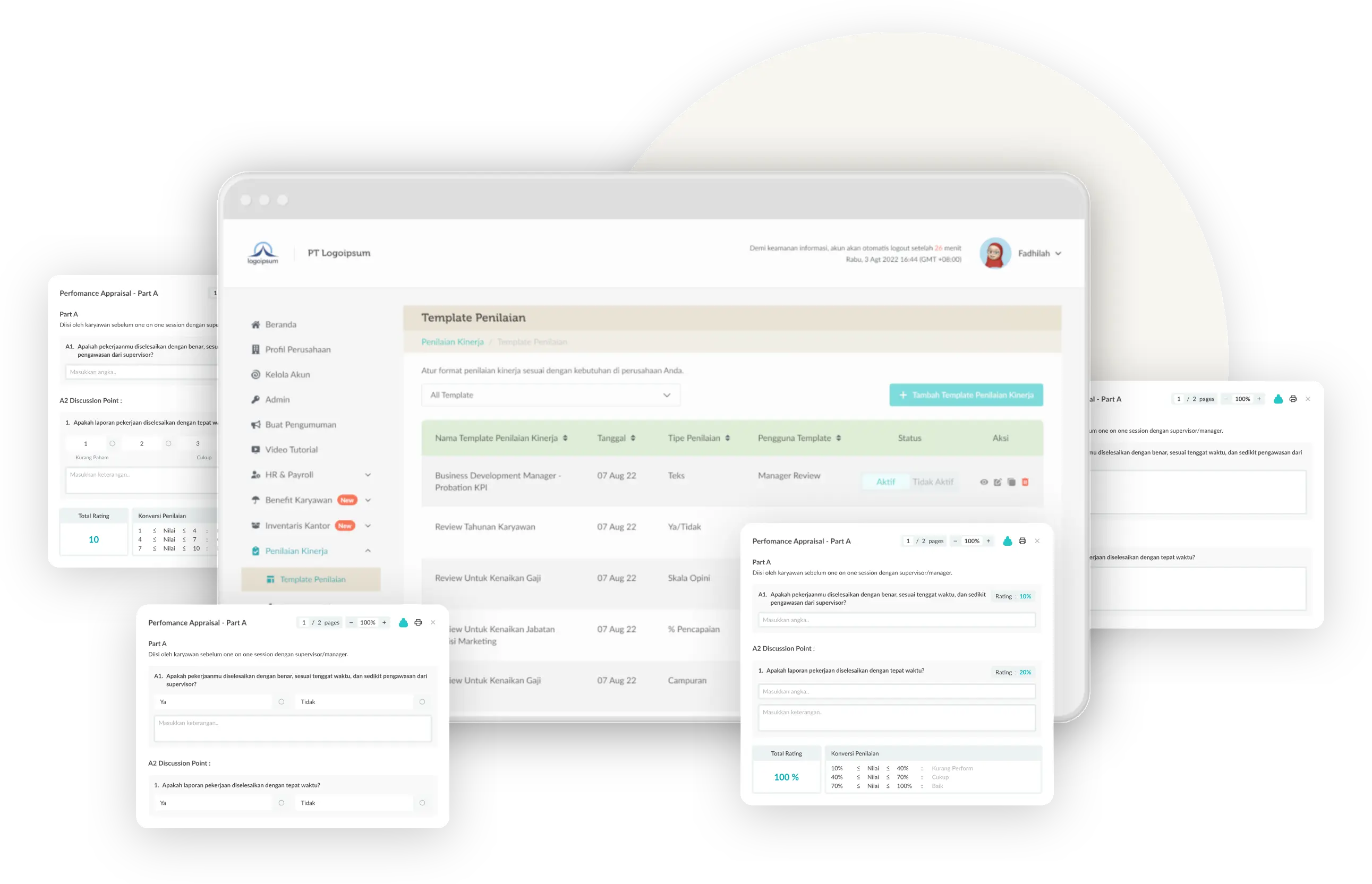 Penilaian Lebih Baik, Performa Lebih Baik